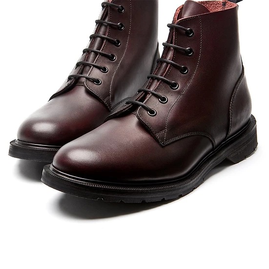 Ботинки Solovair Burgundy 6eye Derby boot