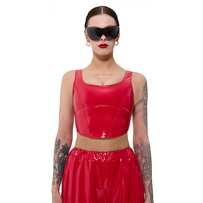 Топ MIRBA LACQUER красный