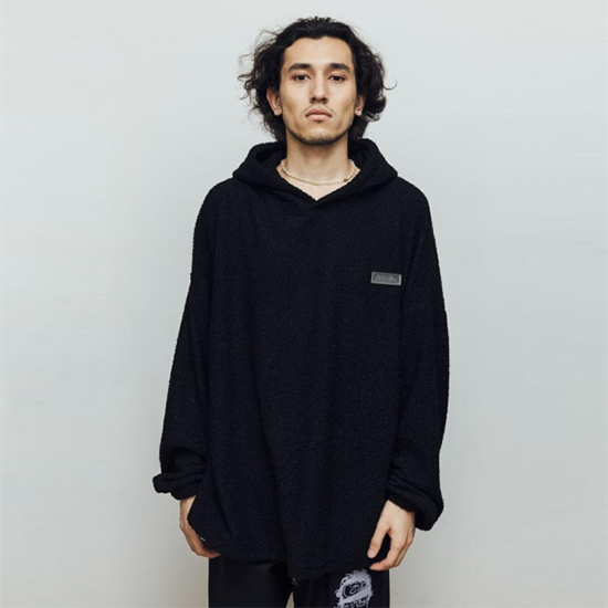 Худи MIRBA HOODIE-SHERPA, чёрный