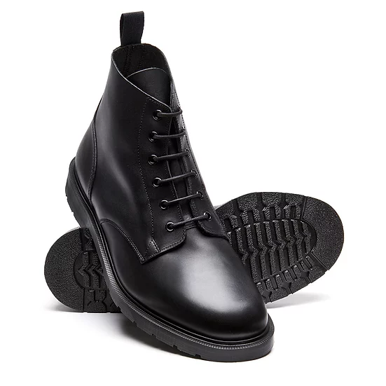 Ботинки Solovair Black 6eye Derby boot
