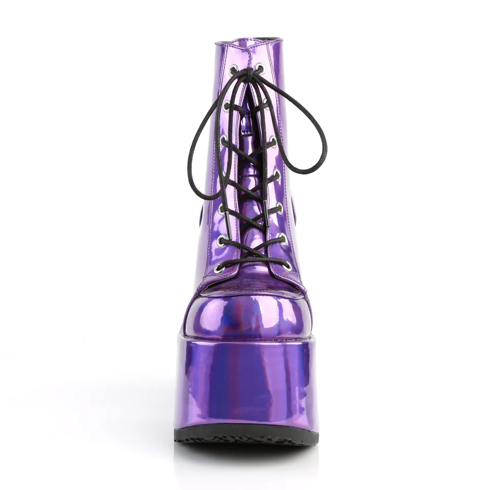 Ботильоны Demonia CAMEL-203 Purple Hologram - легендарная обувь на