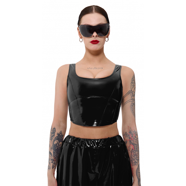 Топ MIRBA LACQUER чёрный