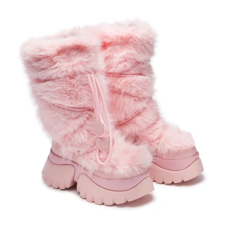 Ботинки KOI Footwear Kawaii Sasquatch Fluffy Snow - Pink