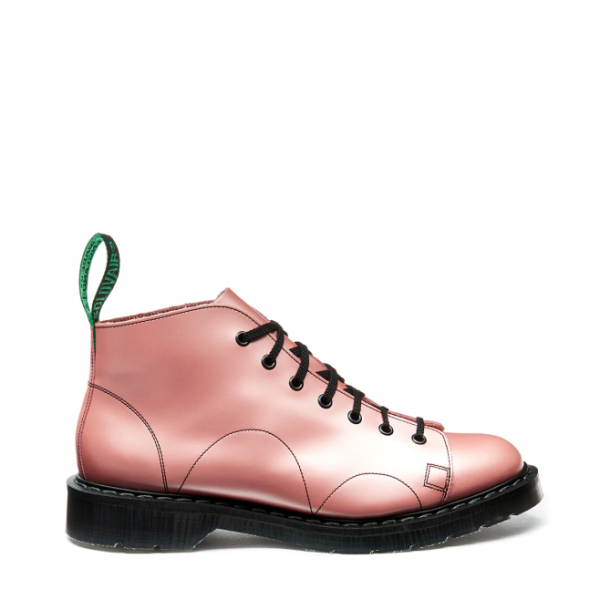 Ботинки Solovair Iridescent Pink Hi-Shine Monkey Boot