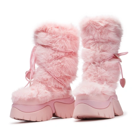 Ботинки KOI Footwear Kawaii Sasquatch Fluffy Snow - Pink