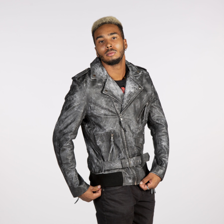 Куртка-косуха кожаная New Rock W-NRLMJ073-S1