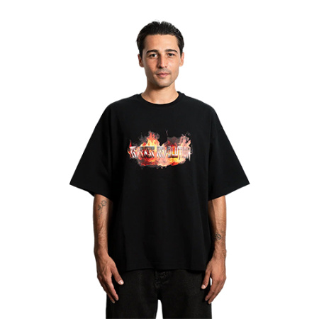 Футболка Odis SKULL IN FLAMES TEE