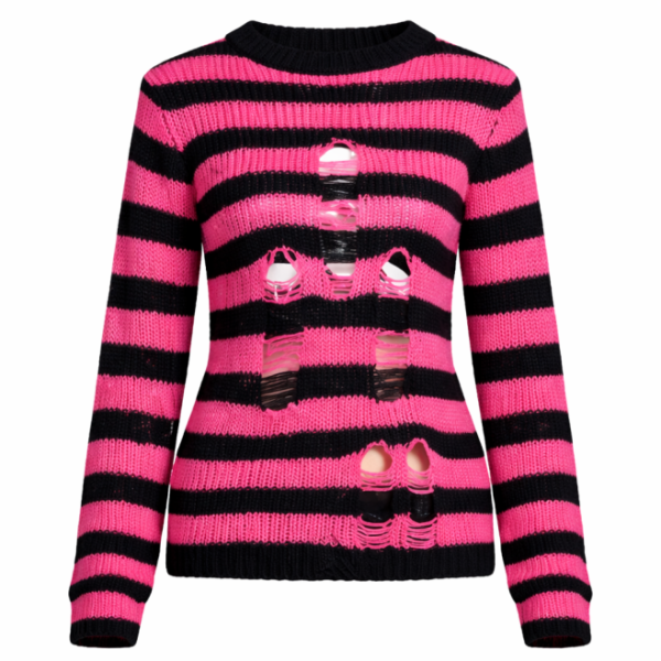 Свитер Tripp Nyc RAG STRIPE PINK