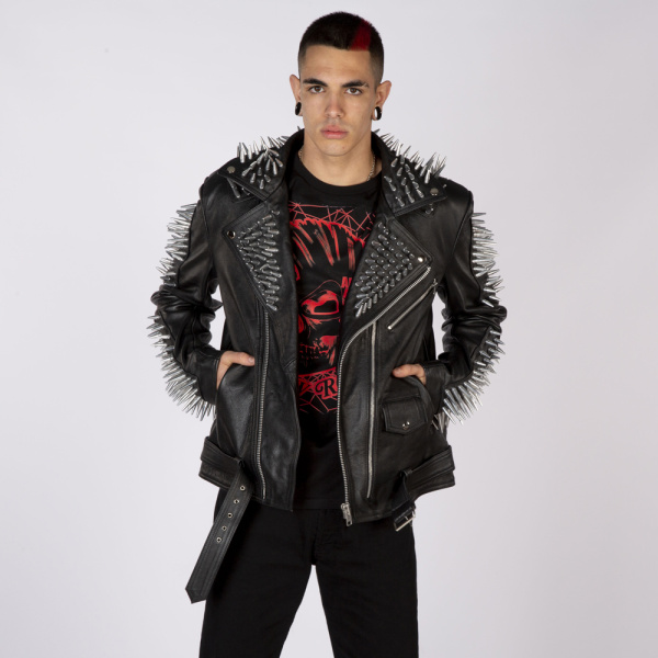 Куртка-косуха кожаная New Rock W-NRLMJ071-S1