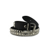 Ремень Underground 2 ROW PYRAMID STUD SILVER
