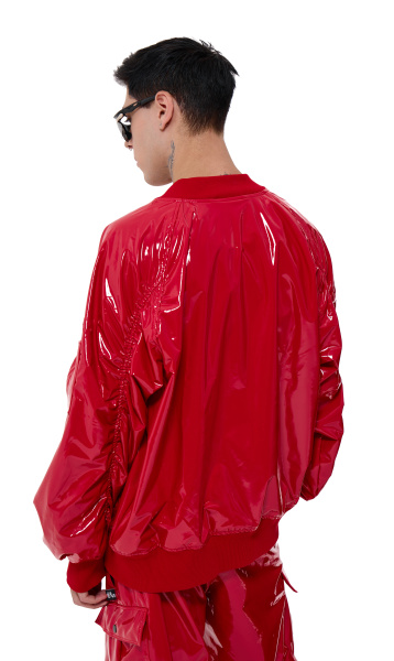 Куртка MIRBA BOMBER LACQUER красный