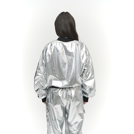 Куртка MIRBA BOMBER LACQUER серебряный