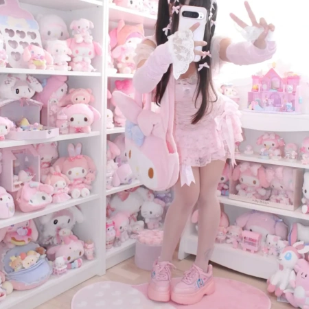 Кроссовки KOI Footwear Virtual Diva Miku Chunky - Pink