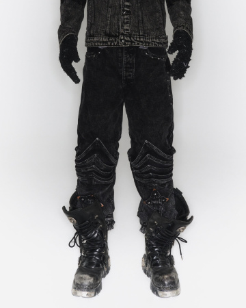 Джинсы UNIZ WORLDWIDE Knight - Grey Washed