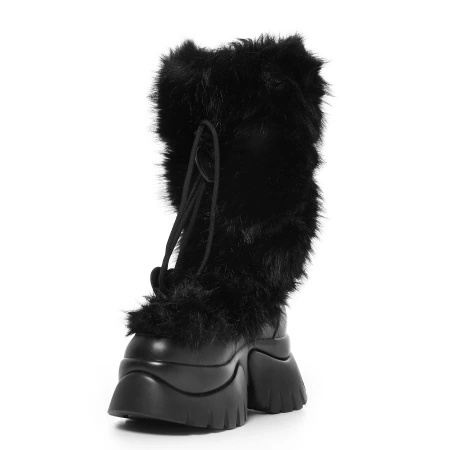 Ботинки KOI Footwear Midnight Sasquatch Fluffy Snow - Black