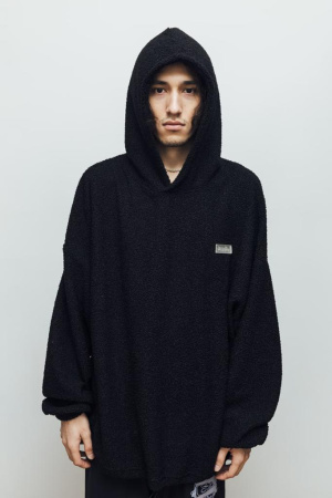 Худи MIRBA HOODIE-SHERPA, чёрный