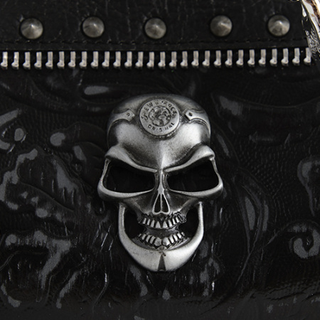 Кожаная мини-сумка New Rock с декором