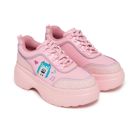Кроссовки KOI Footwear Virtual Diva Miku Chunky - Pink