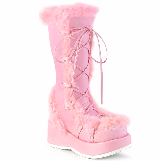 Ботинки Demonia CUBBY-311 Baby Pink