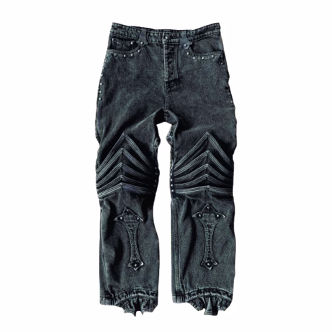 Джинсы UNIZ WORLDWIDE Knight - Grey Washed