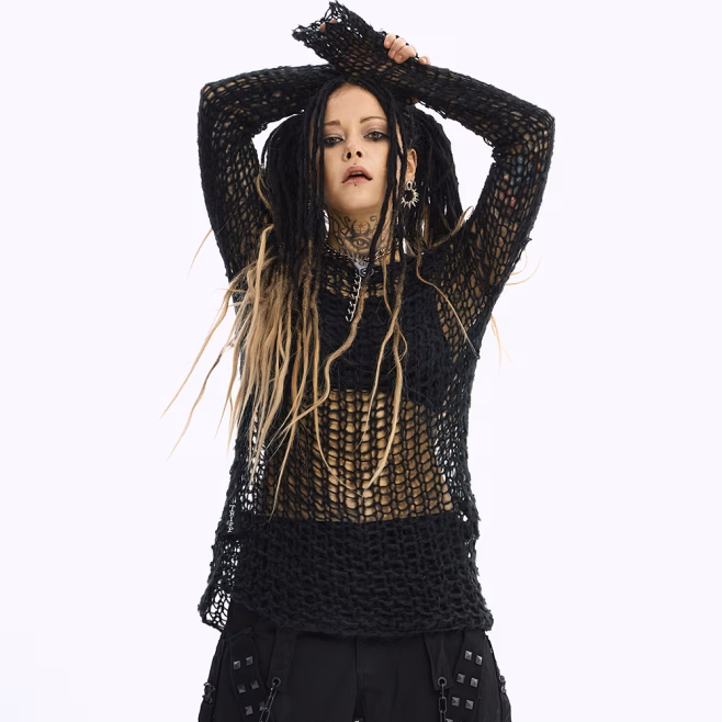 Свитер Tripp Nyc HOLY PUNK BLACK
