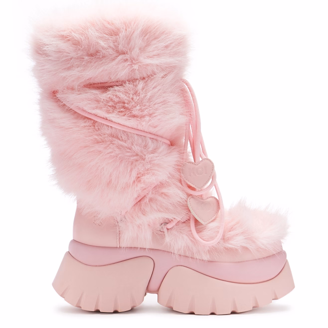 Ботинки KOI Footwear Kawaii Sasquatch Fluffy Snow - Pink