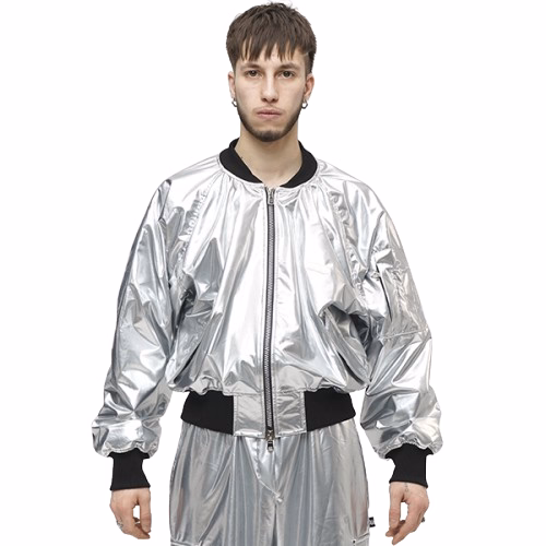 Куртка MIRBA BOMBER LACQUER серебряный