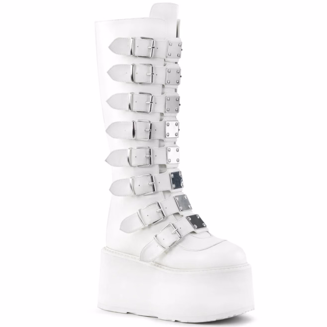 Ботинки Demonia DAMNED-318 White