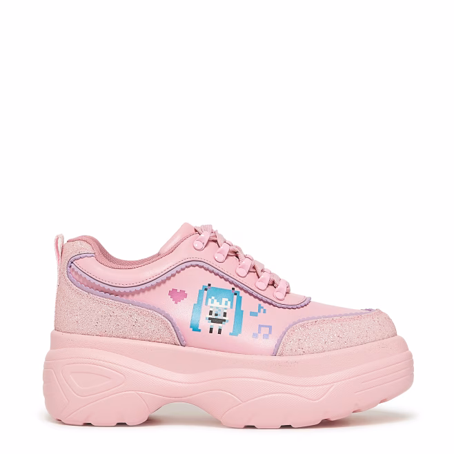 Кроссовки KOI Footwear Virtual Diva Miku Chunky - Pink