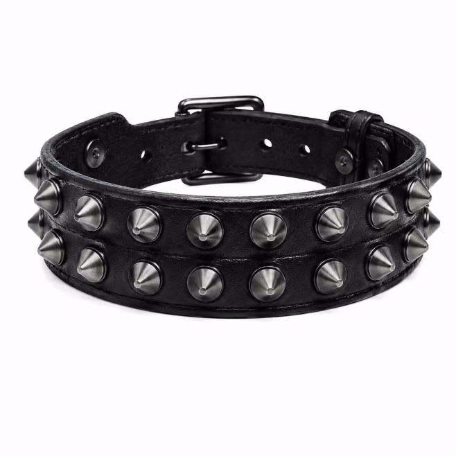 Чокер Underground 2 ROW SPIKE STUD SILVER