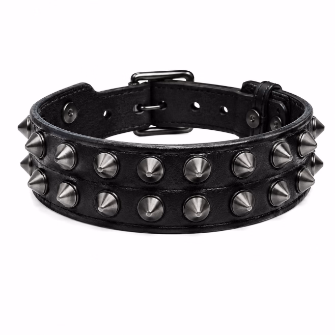Чокер Underground 2 ROW SPIKE STUD SILVER