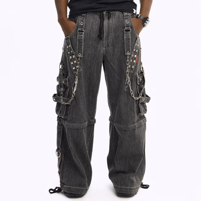 Джинсы Tripp Nyc LOCK UP LIGHT BLACK DENIM