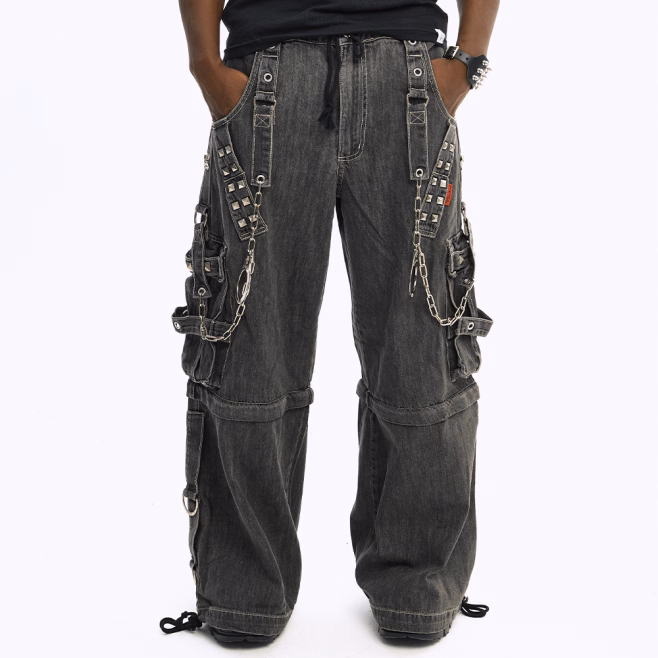 Джинсы Tripp Nyc LOCK UP LIGHT BLACK DENIM